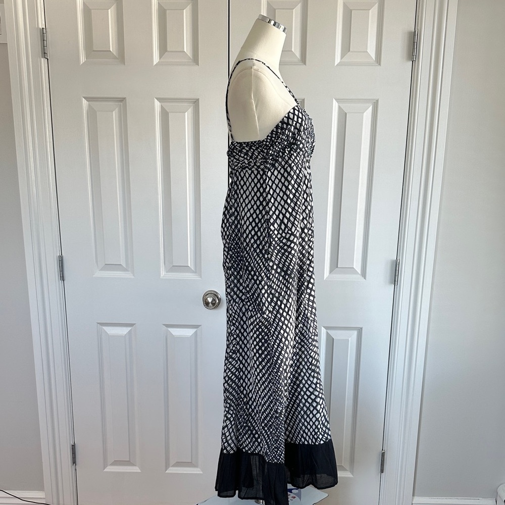 NWT Du Paradis Aralia Halter Empire Waist 100% Cotton Boho Vacation Midi Dress L - Picture 8 of 17